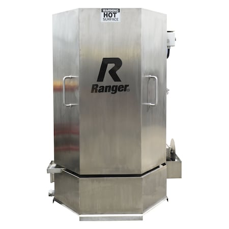 Ranger Stainless Steel Spray Wash Cabinet / Dual-Heaters / Low-Water Shutoff RS-500DS